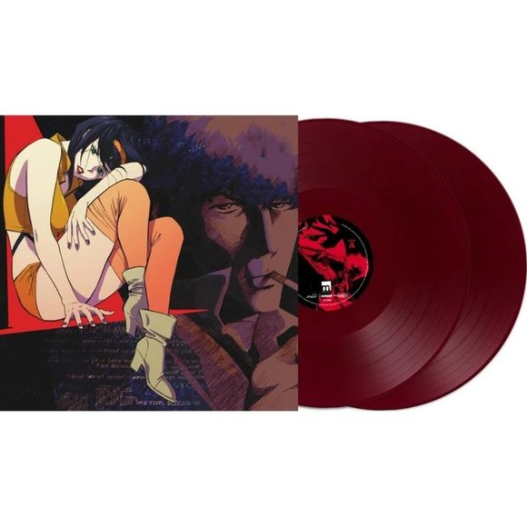 Cowboy Bebop Soundtrack 2-LP ~ Exclusive Colored Vinyl (Burgundy) ~ New/Sealed! - Picture 2 of 3